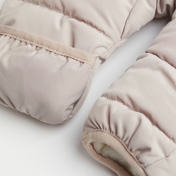 H&M Baby - Faux Shearling-lined Bear Jumpsuit Overall - Picture 5 of 6